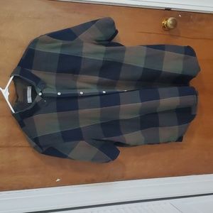 Outerknown Atlantic S/S Madras Shirt sz XL